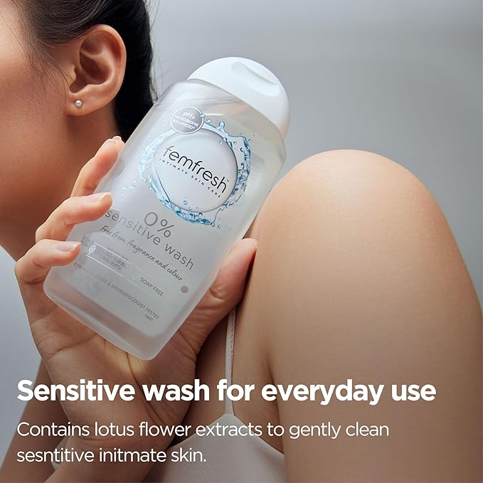 Femfresh – 0% Sensitive Intimate Wash - Mifha's Beauty