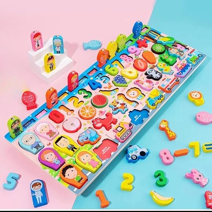 KidzLearn – 6 - in - 1 Traffic Matching & Counting Board - Mifha's Beauty