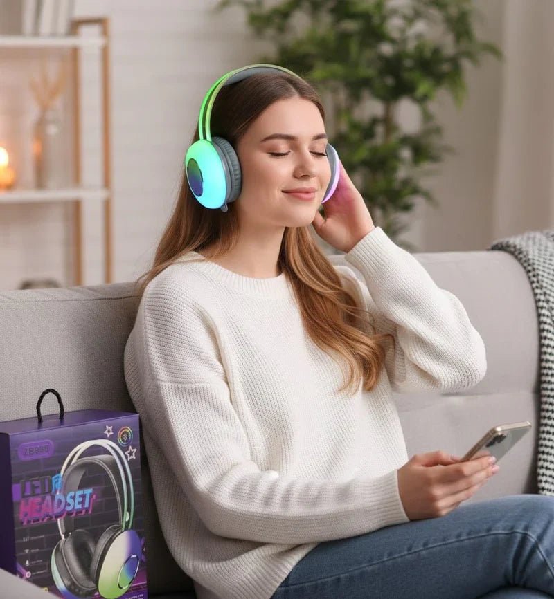 LED Wireless Headset - Mifha's Beauty