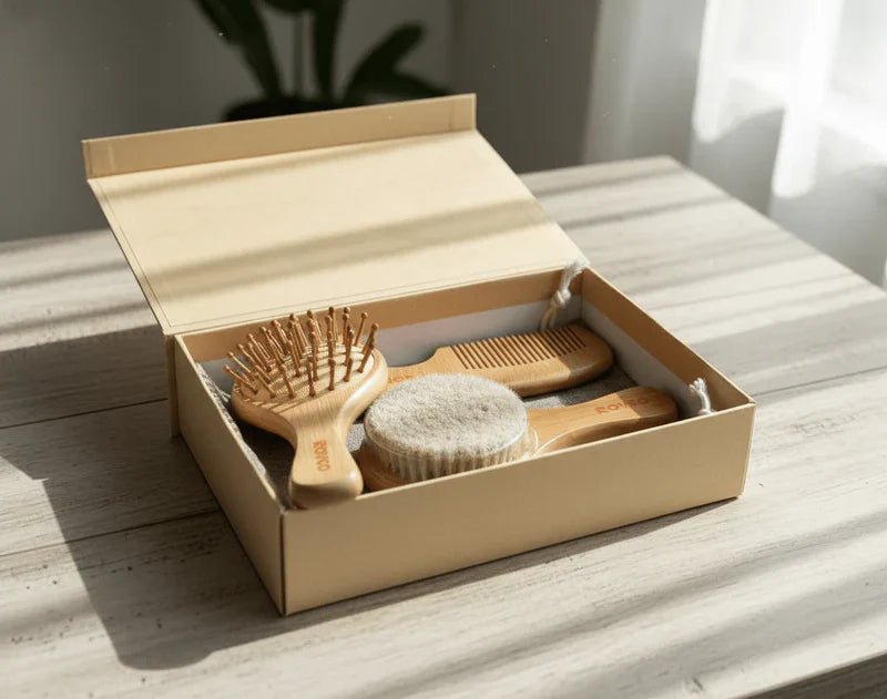 Rovco – Baby Comb & Brush Set - Mifha's Beauty
